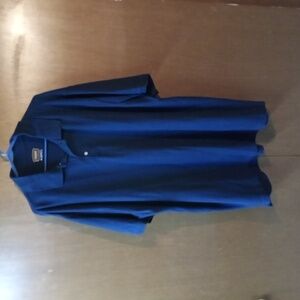 The Foundry Supply Navy Polo Shirt Short Sleeve Casual Knit